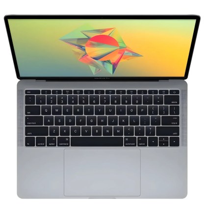 Apple MacBook Pro (13" 2017, 2 TBT3) 256GB Space Gray — imagine oficială de catalog