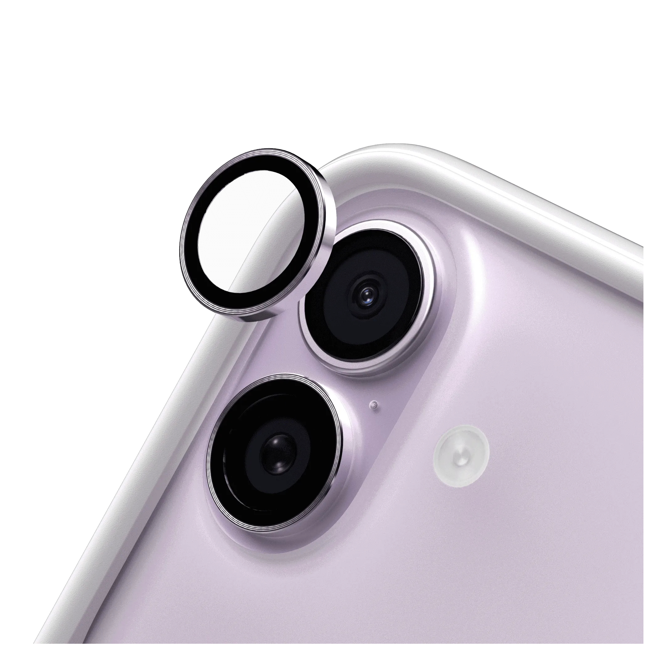 Protecție lentile cameră RHINOSHIELD pentru iPhone 16 / iPhone 16 Plus / iPhone 17, mov