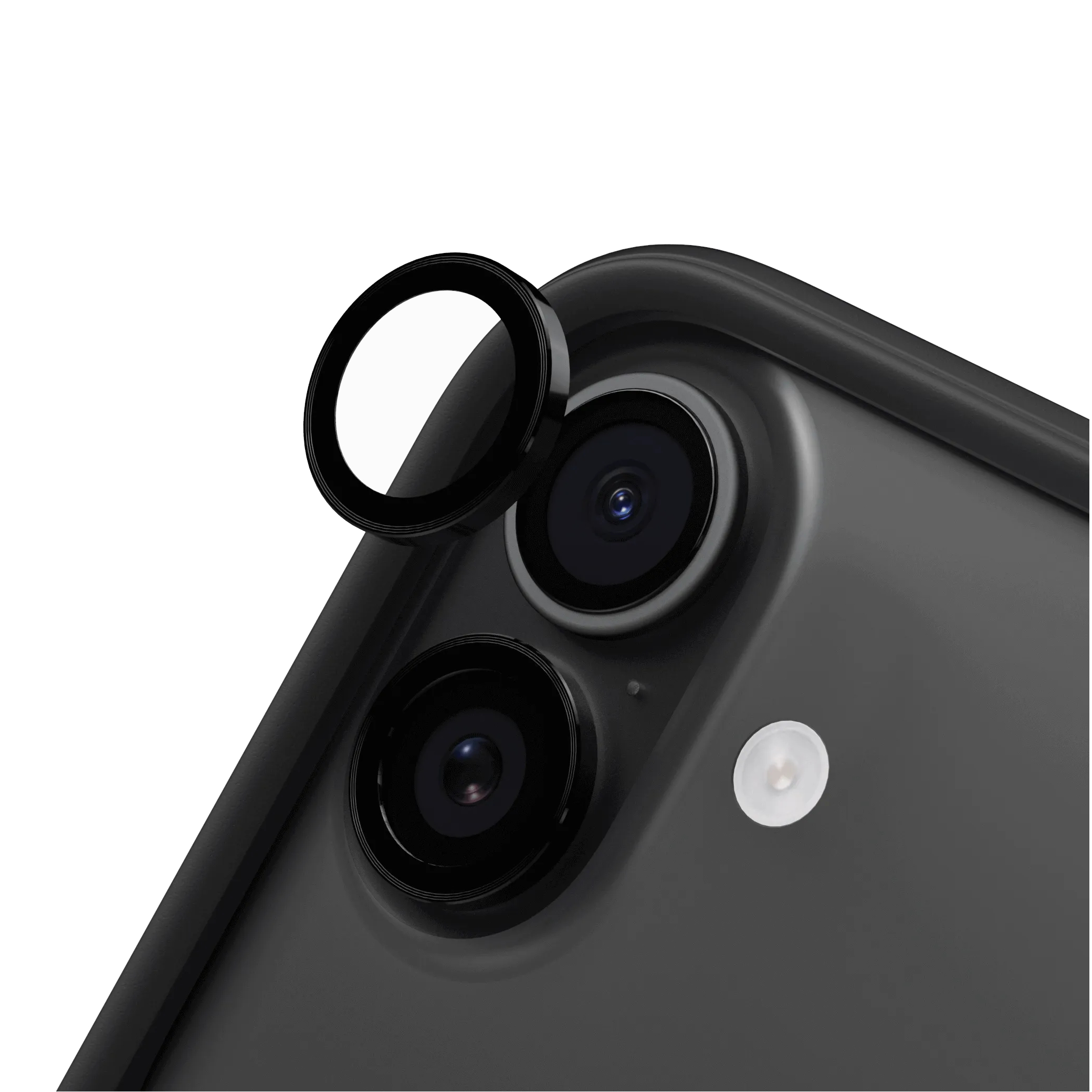 Protecție lentile cameră RHINOSHIELD pentru iPhone 16 / iPhone 16 Plus / iPhone 17, negru