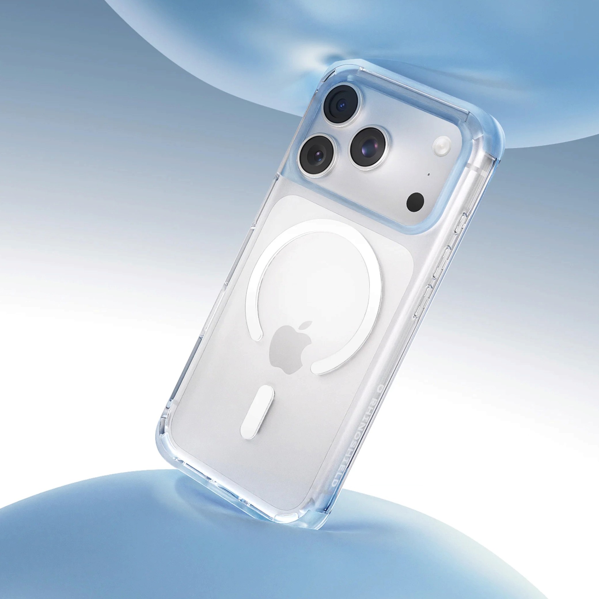 RHINOSHIELD ClearX MagSafe Case for iPhone 17 Pro Max / iPhone 18 Pro Max, Glacier