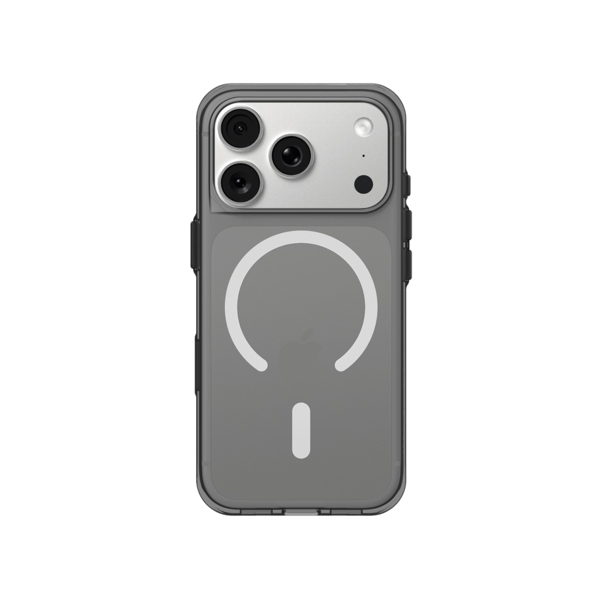 Husă RHINOSHIELD Clear MagSafe pentru iPhone 17 Pro / iPhone 18 Pro, cuarț negru