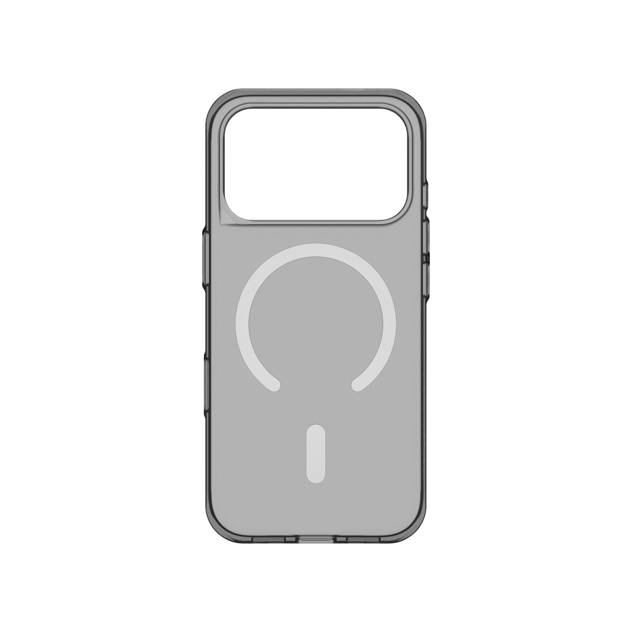 Husă RHINOSHIELD Clear MagSafe pentru iPhone 17 Pro / iPhone 18 Pro, cuarț negru