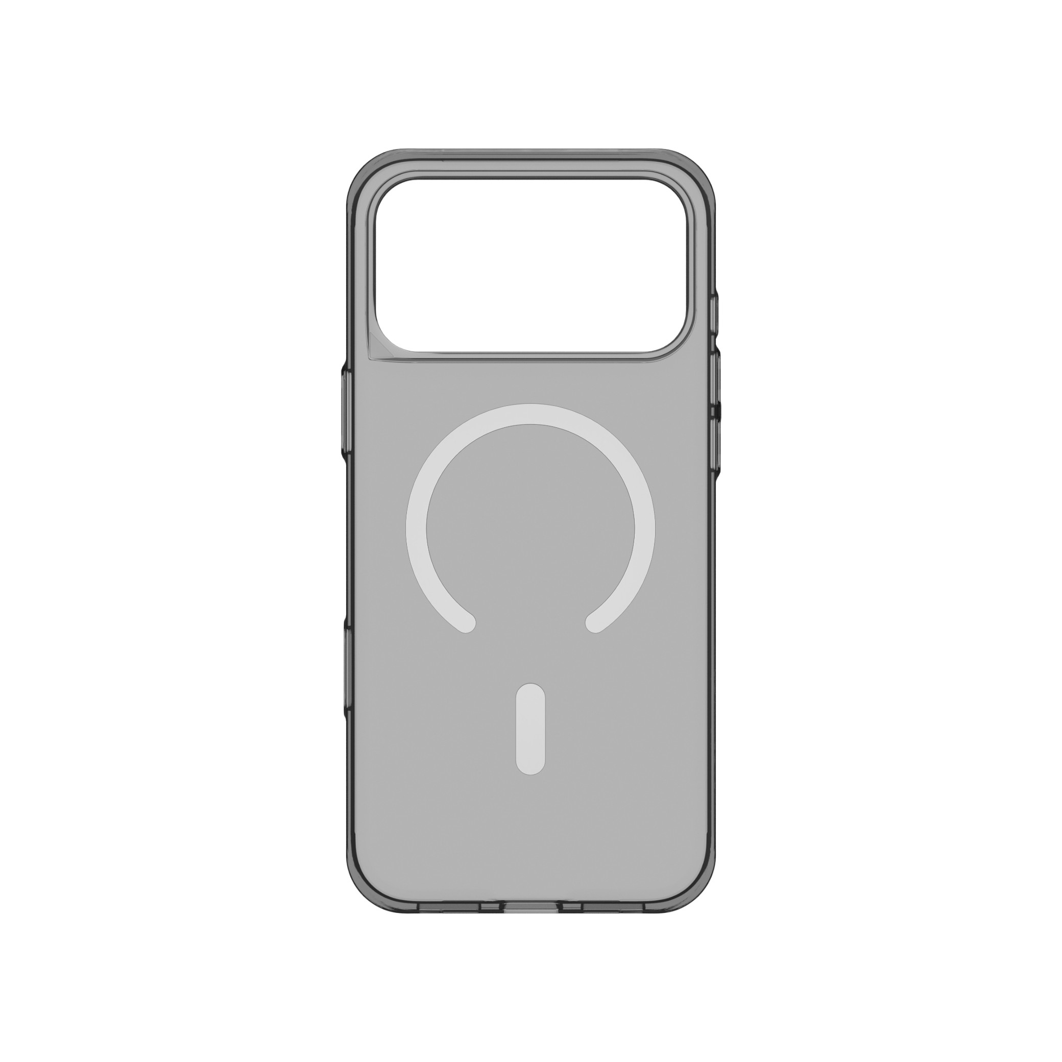 Husă RHINOSHIELD Clear MagSafe pentru iPhone 17 Pro Max / iPhone 18 Pro Max, cuarț negru