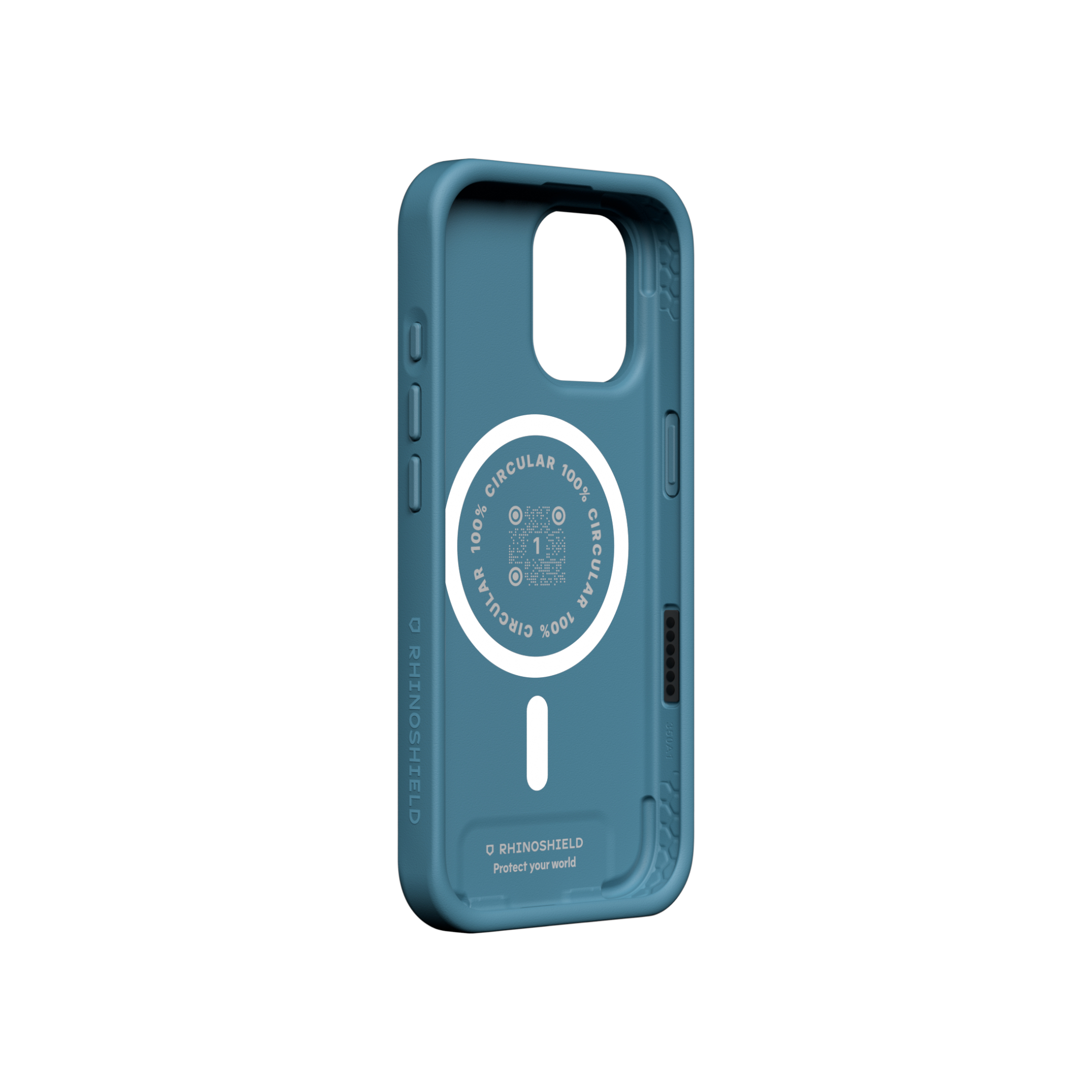 Husă RHINOSHIELD SolidX MagSafe pentru iPhone 15 Plus, albastru ocean