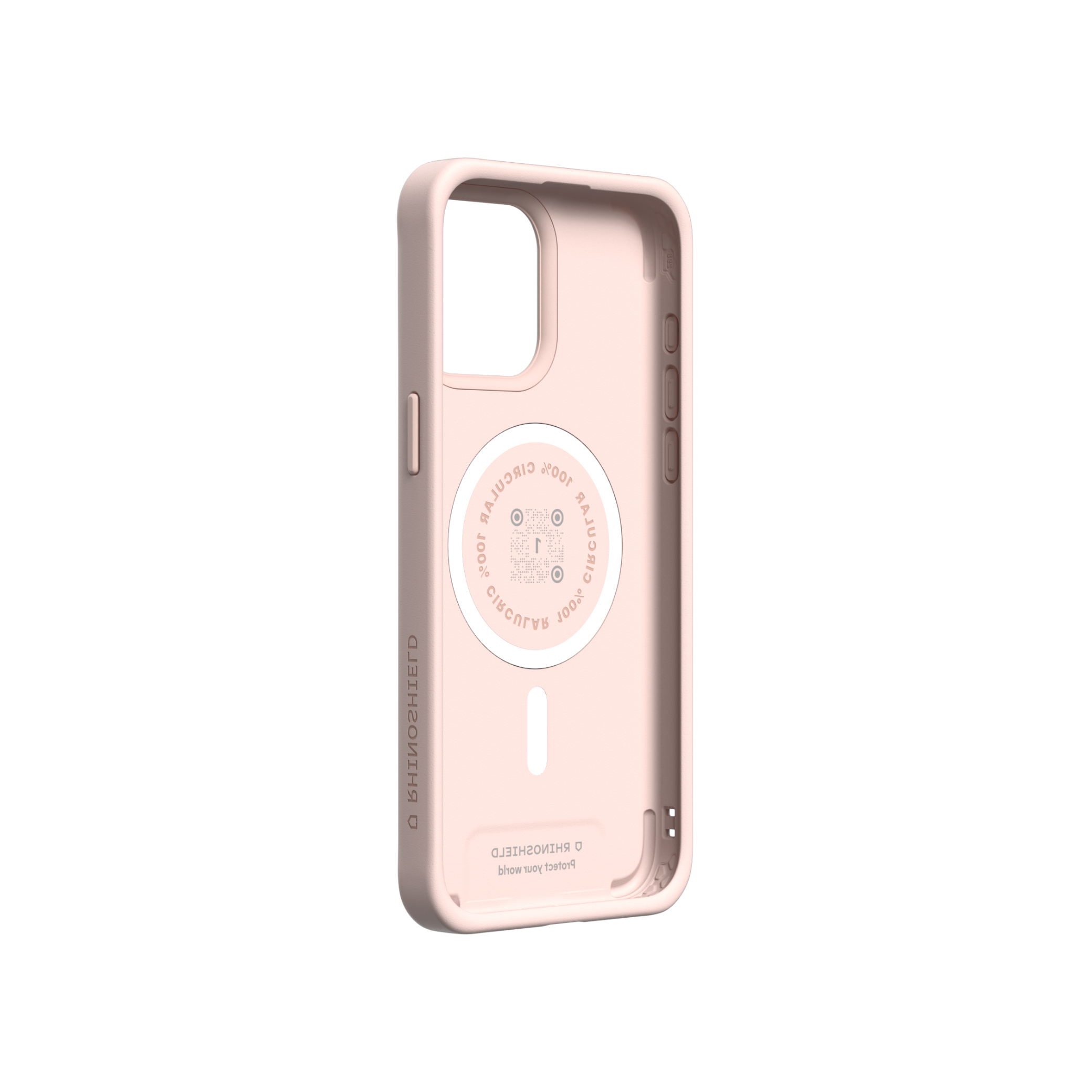 RHINOSHIELD SolidX MagSafe Case for iPhone 15 Plus, Pink Powder
