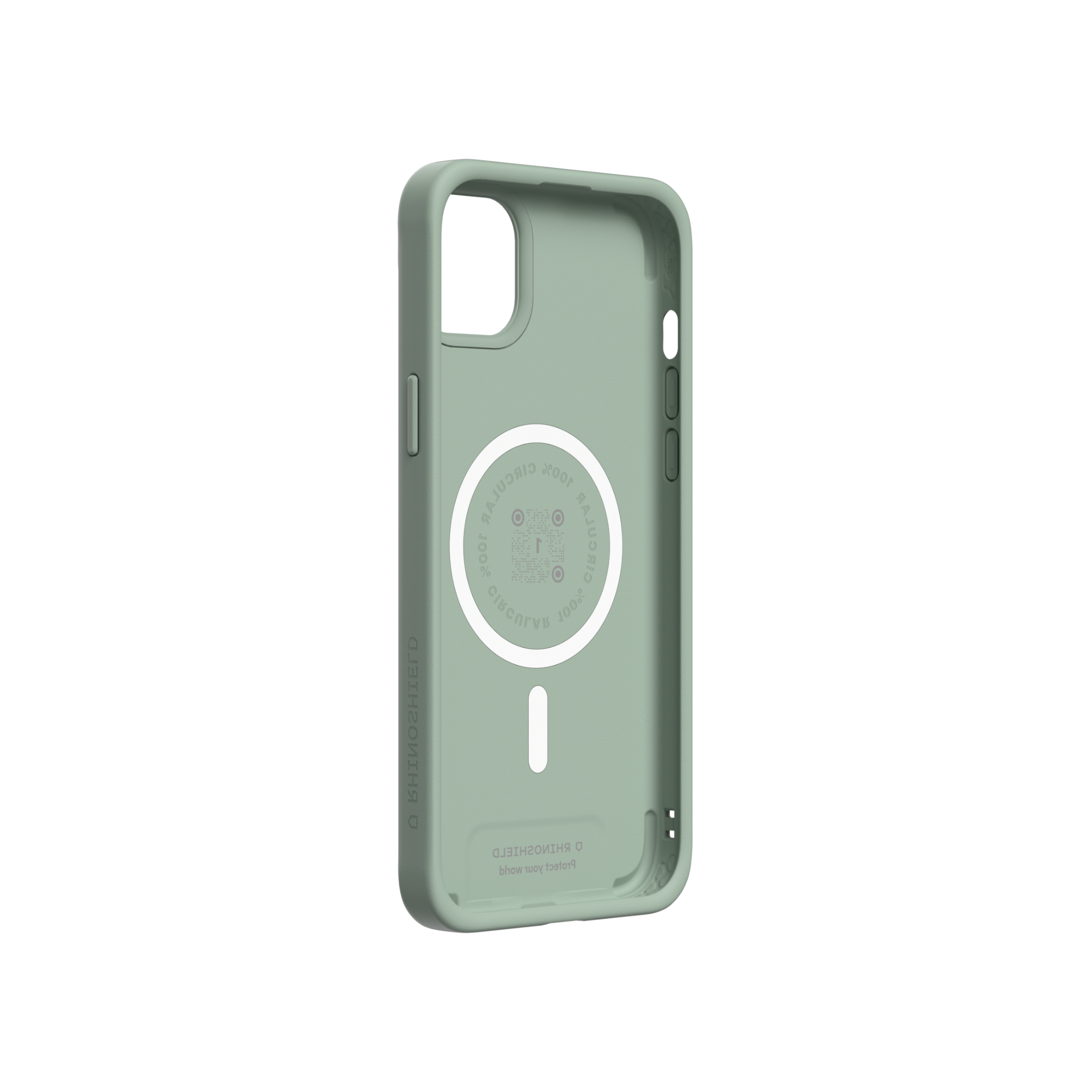 RHINOSHIELD SolidX MagSafe Case for iPhone 15 Plus, Sage Green