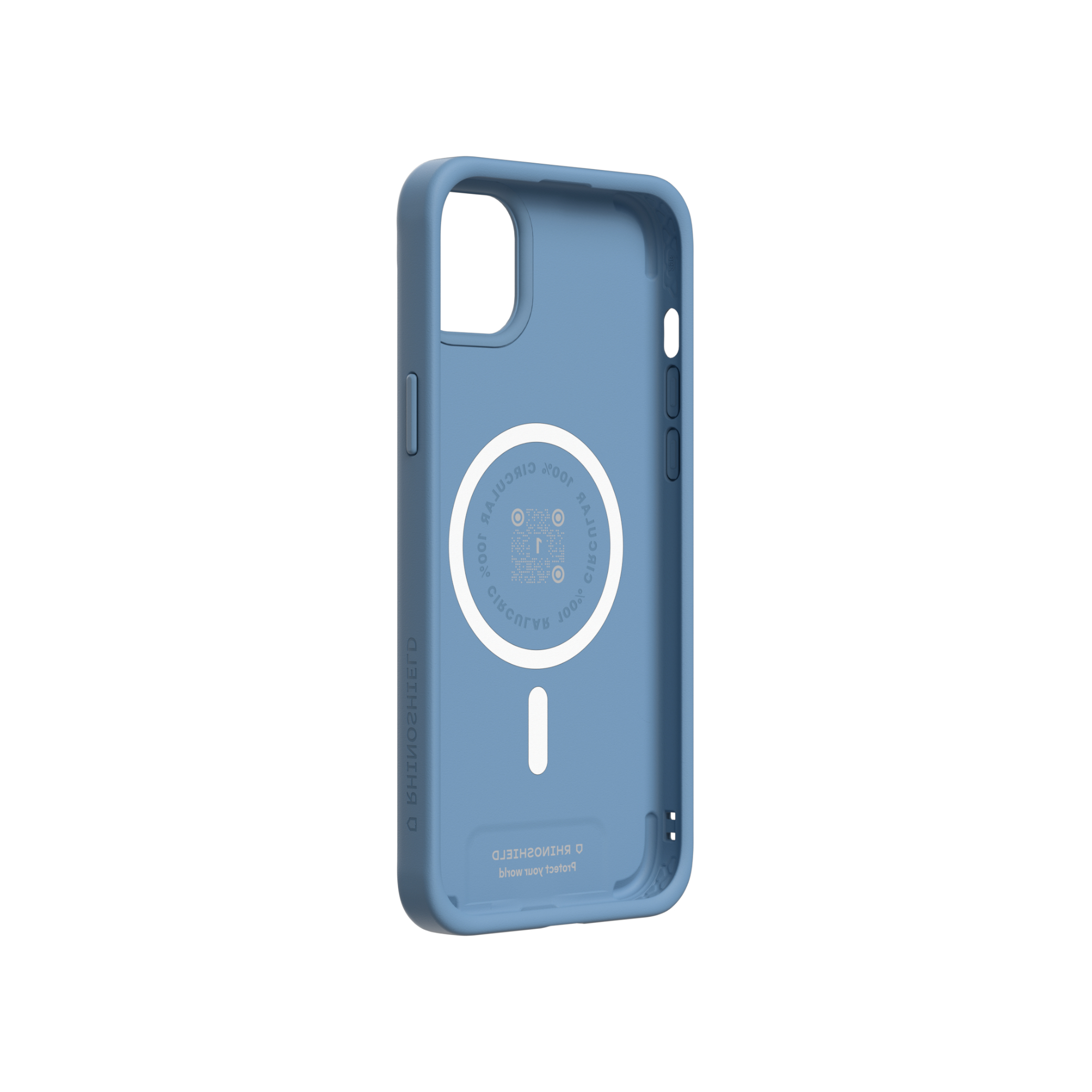 RHINOSHIELD SolidX MagSafe Case for iPhone 15 Plus, Tide Blue