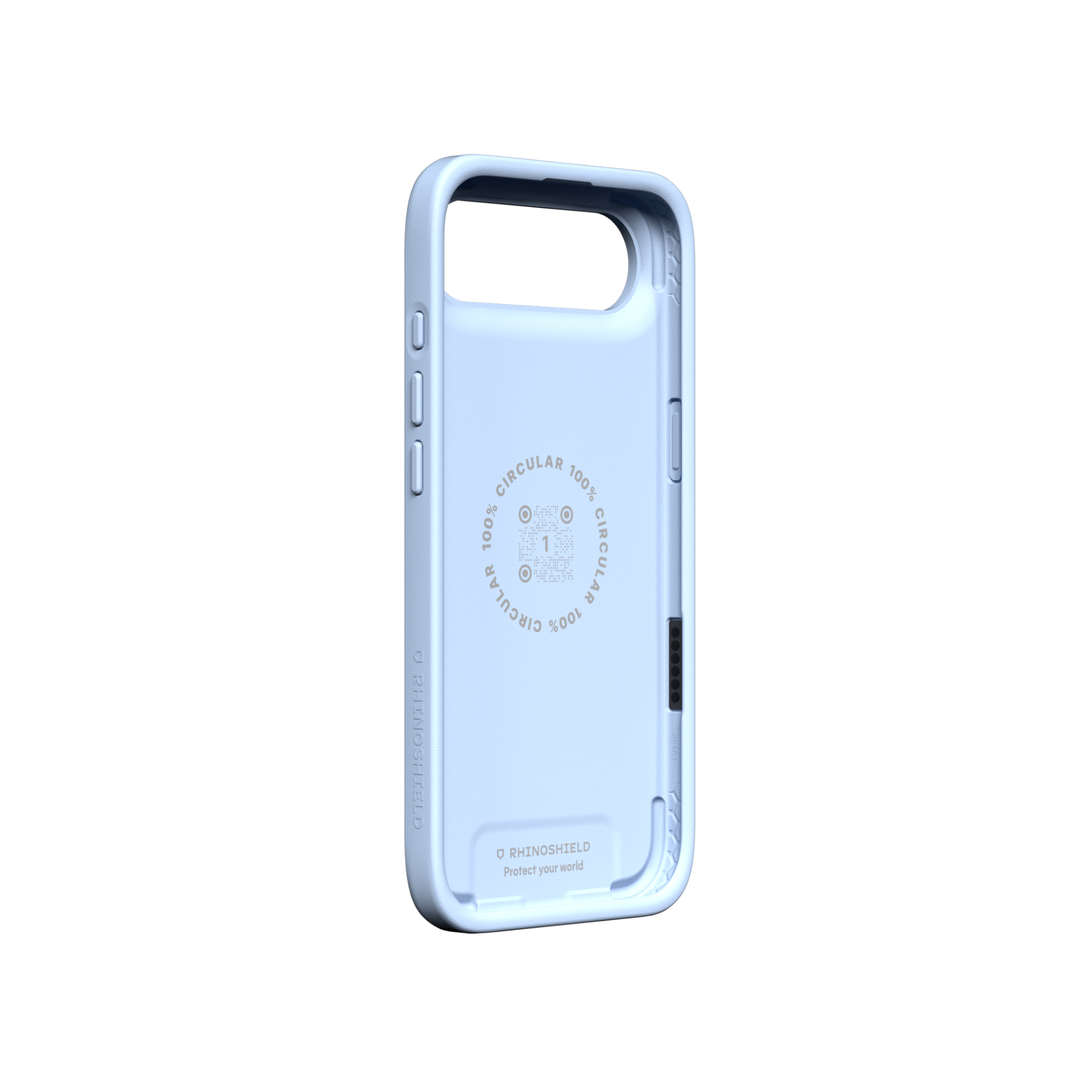 Husă RHINOSHIELD SolidX MagSafe pentru iPhone Air, albastru glaciar