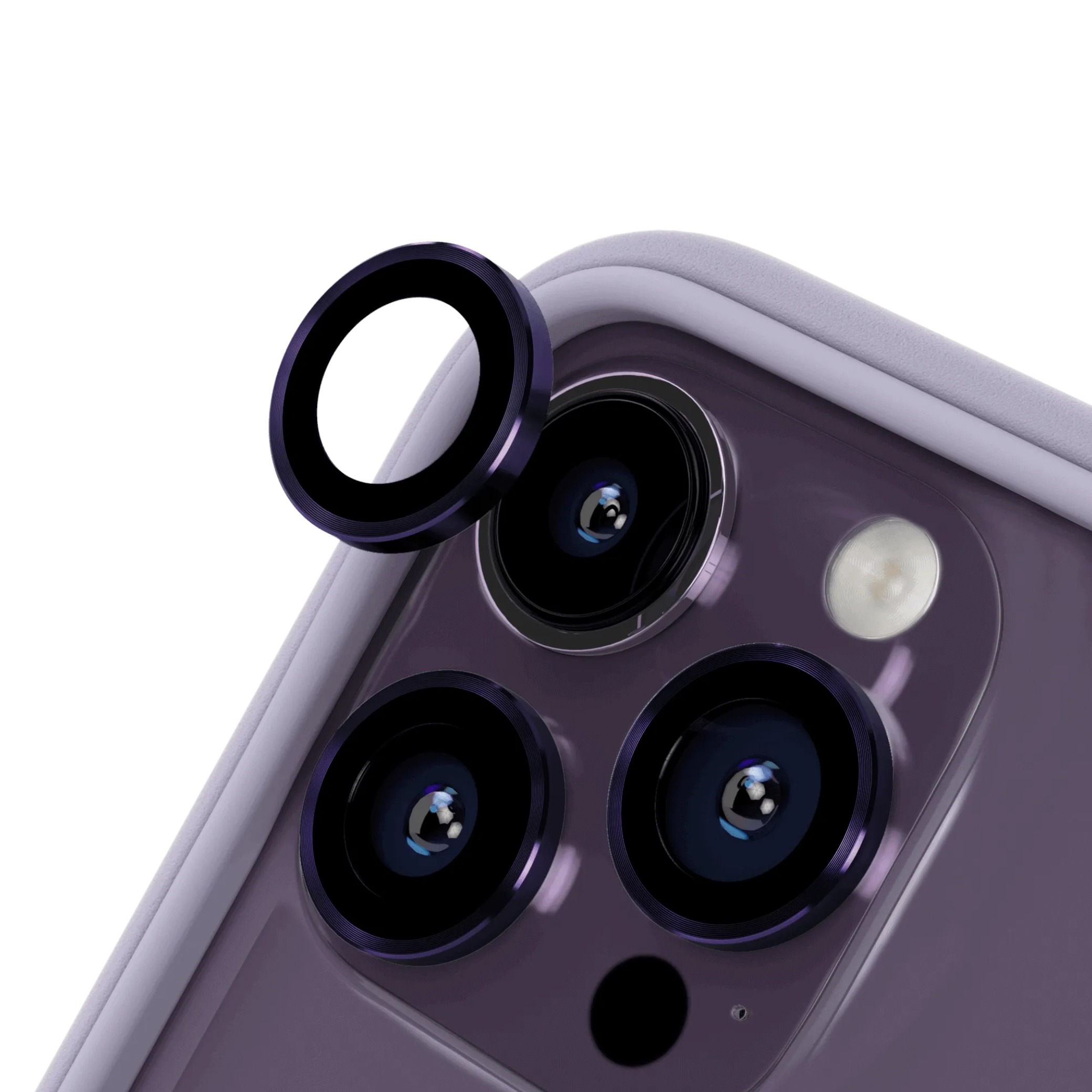 Protecție lentile cameră RHINOSHIELD pentru iPhone 14 Pro / iPhone 14 Pro Max, mov