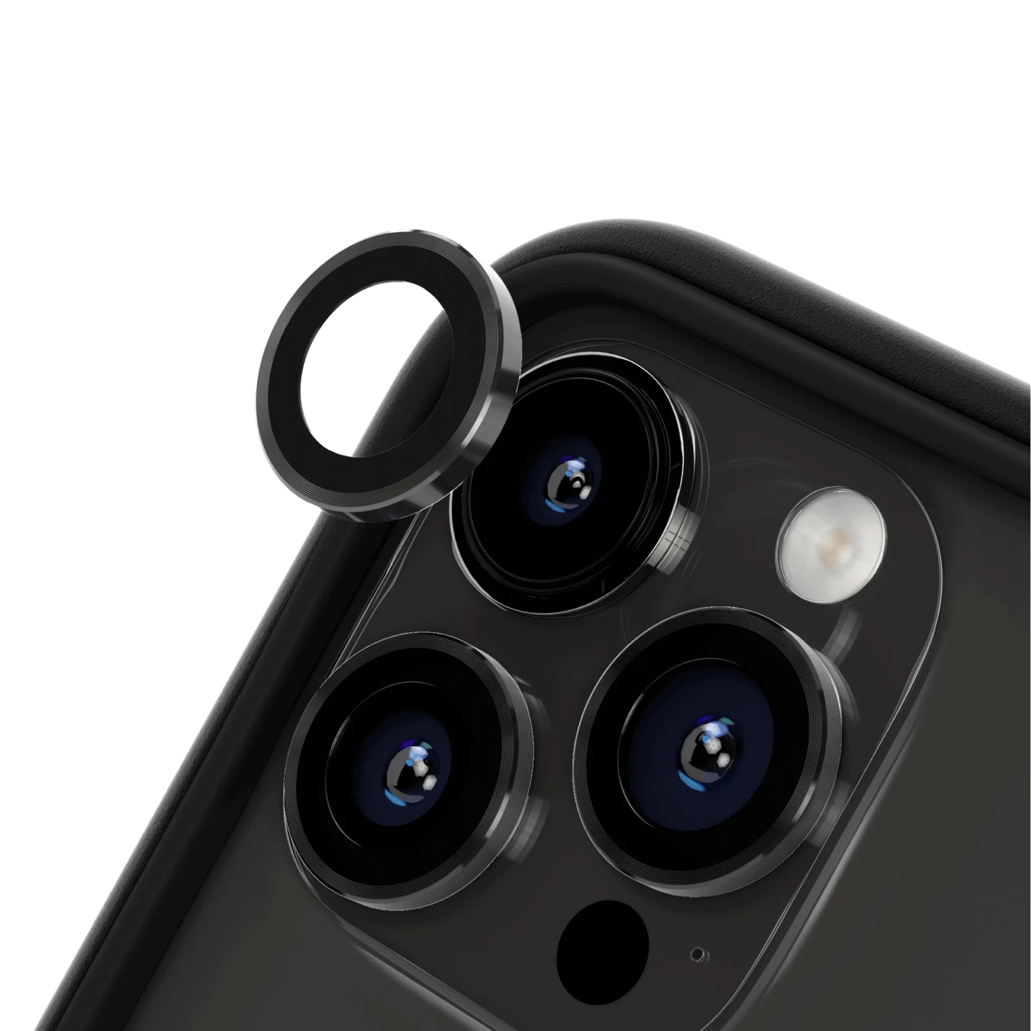 Protecție lentile cameră RHINOSHIELD pentru iPhone 14 Pro / iPhone 14 Pro Max, negru