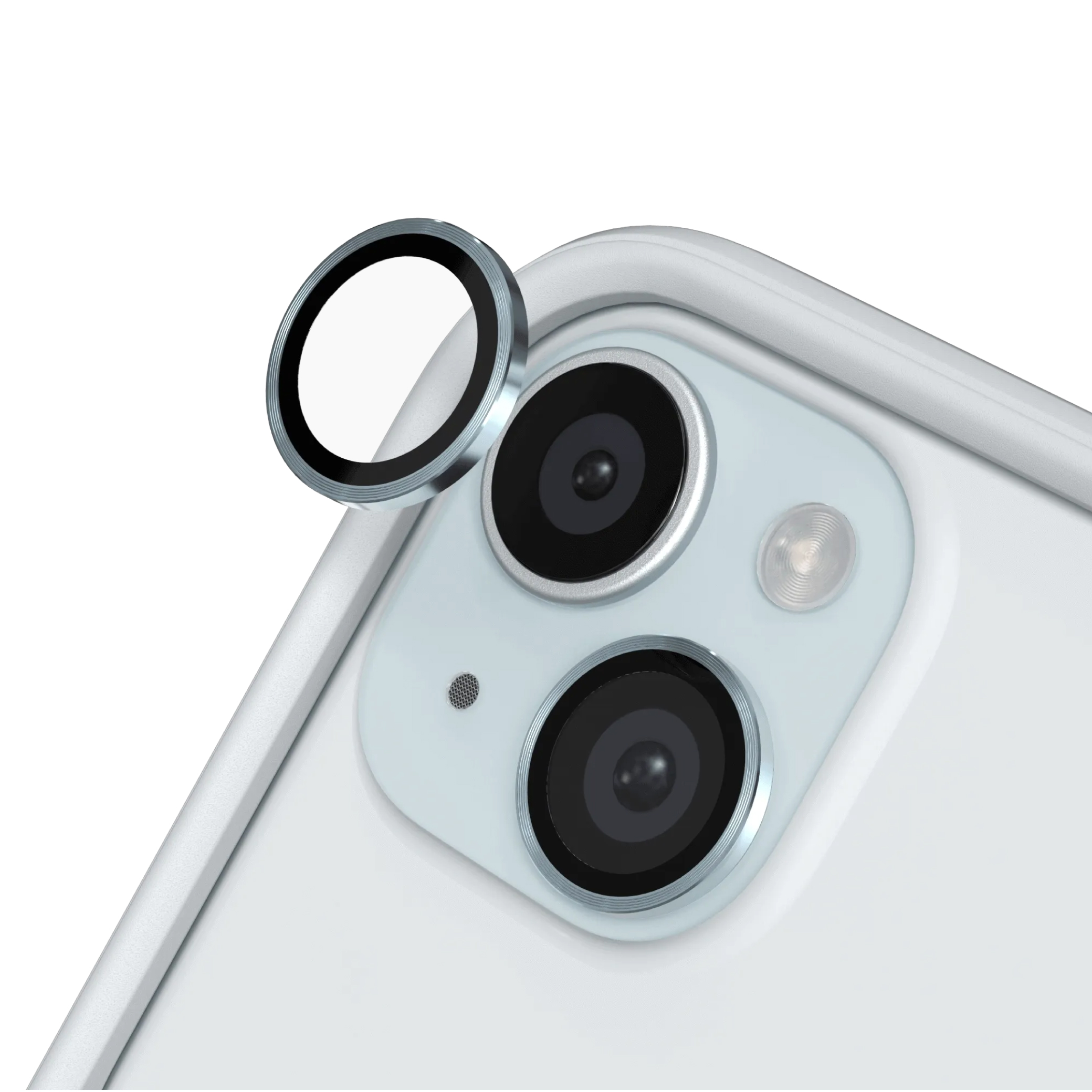 Protecție lentile cameră RHINOSHIELD pentru iPhone 15 / iPhone 15 Plus, albastru