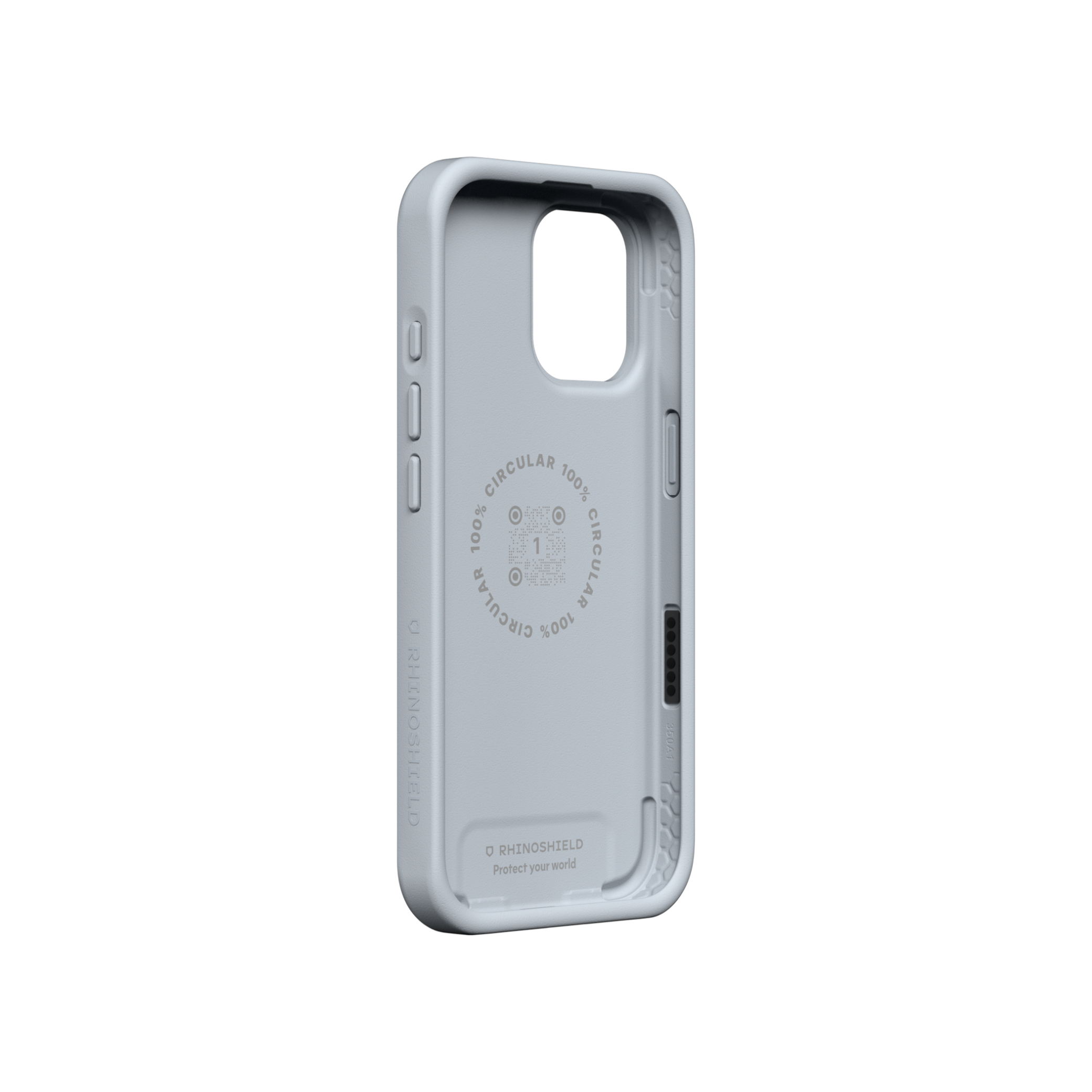 Husă RHINOSHIELD SolidX pentru iPhone 16 Pro Max, gri argintiu