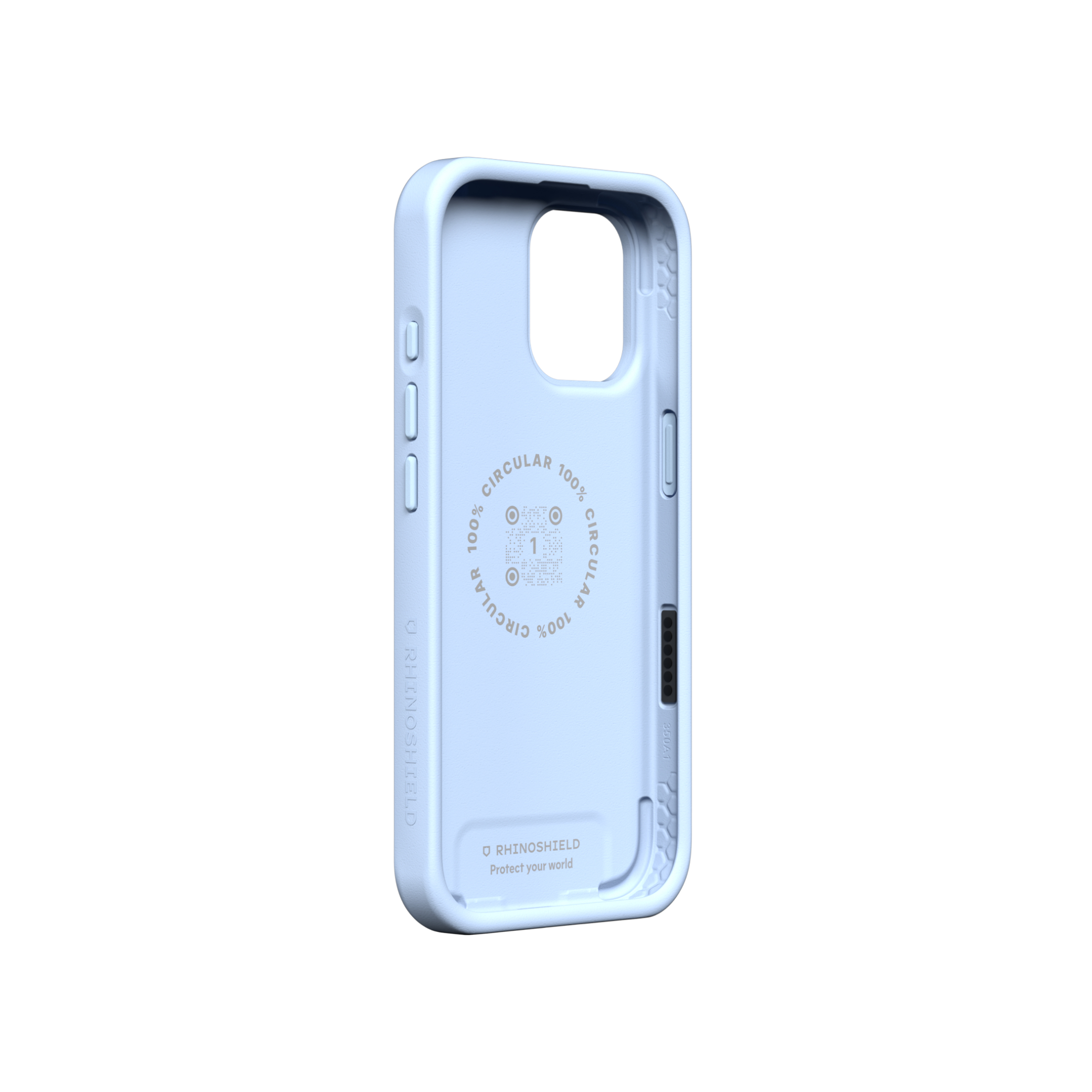 Husă RHINOSHIELD SolidX pentru iPhone 17, albastru glaciar